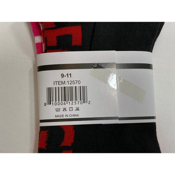 Georgia Bulldogs Socks 2-3Packs Ankle Socks, Women's 9-11, NCAA - Picture 8 of 9